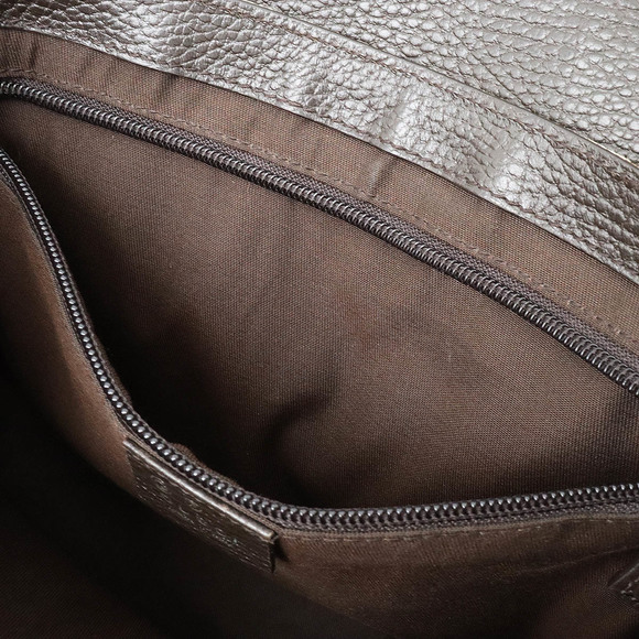 Gucci Shoulder GG Leather Brown Bag Khaki - Picture 7 of 9